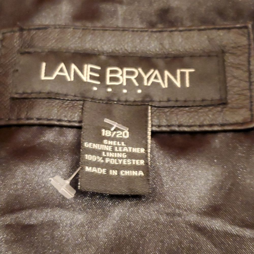 Lane Bryant Genuine Leather Jacket Size 18/20 - Picture 5 of 11